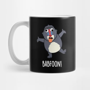 Bab-foon Funny Baffoon Baboon Pun Mug